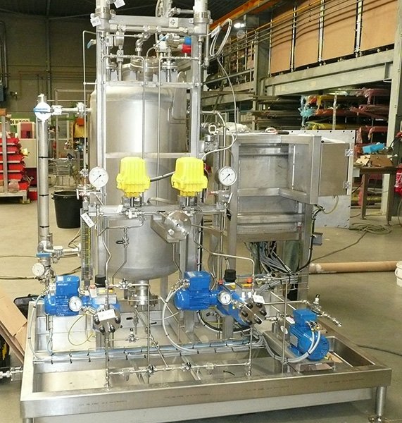 Machine de dosage de produits chimiques